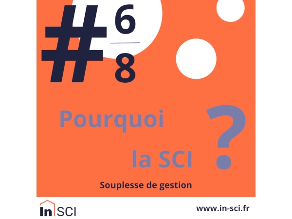 🤸 POURQUOI LA SCI #6/8 - Une structure souple dédiée à la gestion immobilière